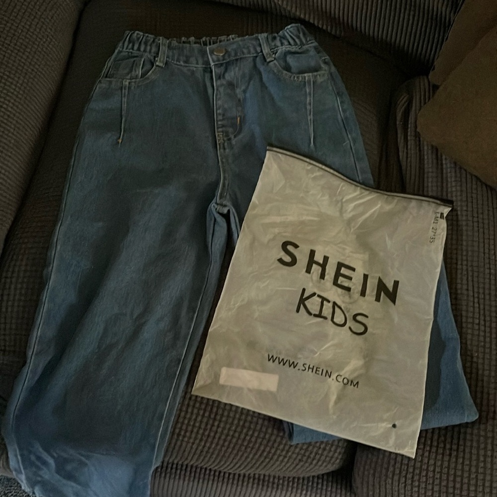 Boys dark blue jeans size 9
